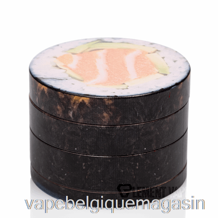Vape Jetable V Syndicate 2,5 Pouces 4 Pièces Sharpshred Dîner-in Broyeur Rouleau De Sushi